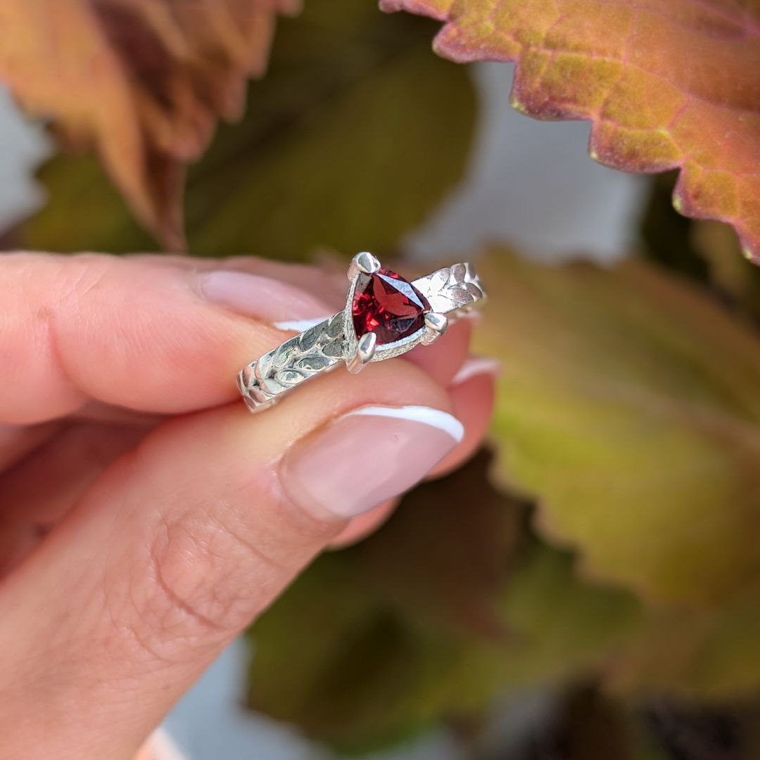 Garnet Radiance Ring