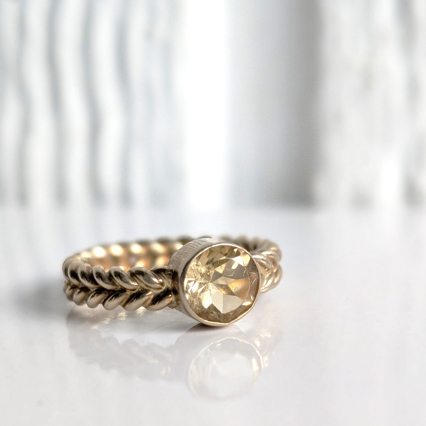 Golden Sunlight Ring