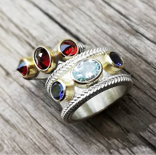 Ocean Crown Ring