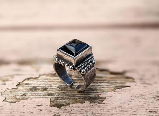 Powerful Onyx Ring