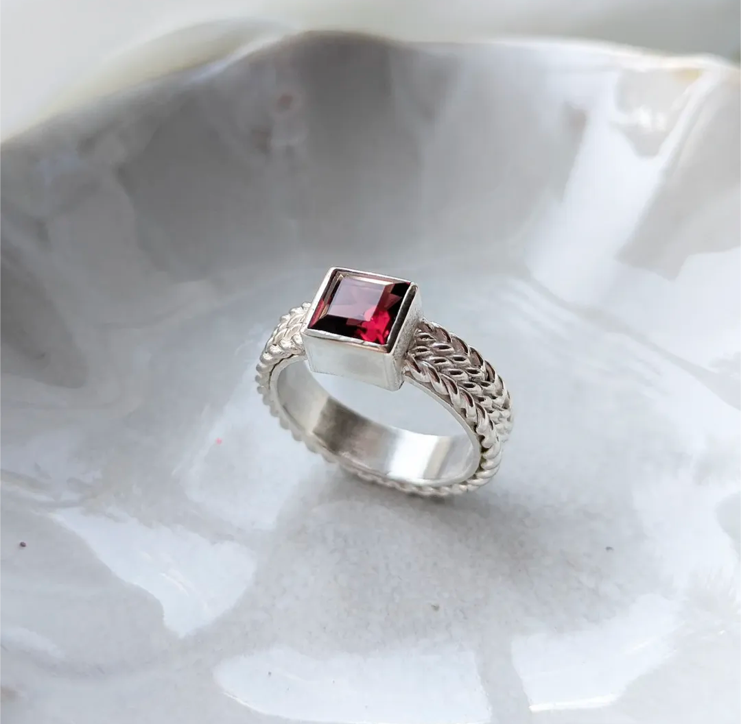 Double braid shine stone