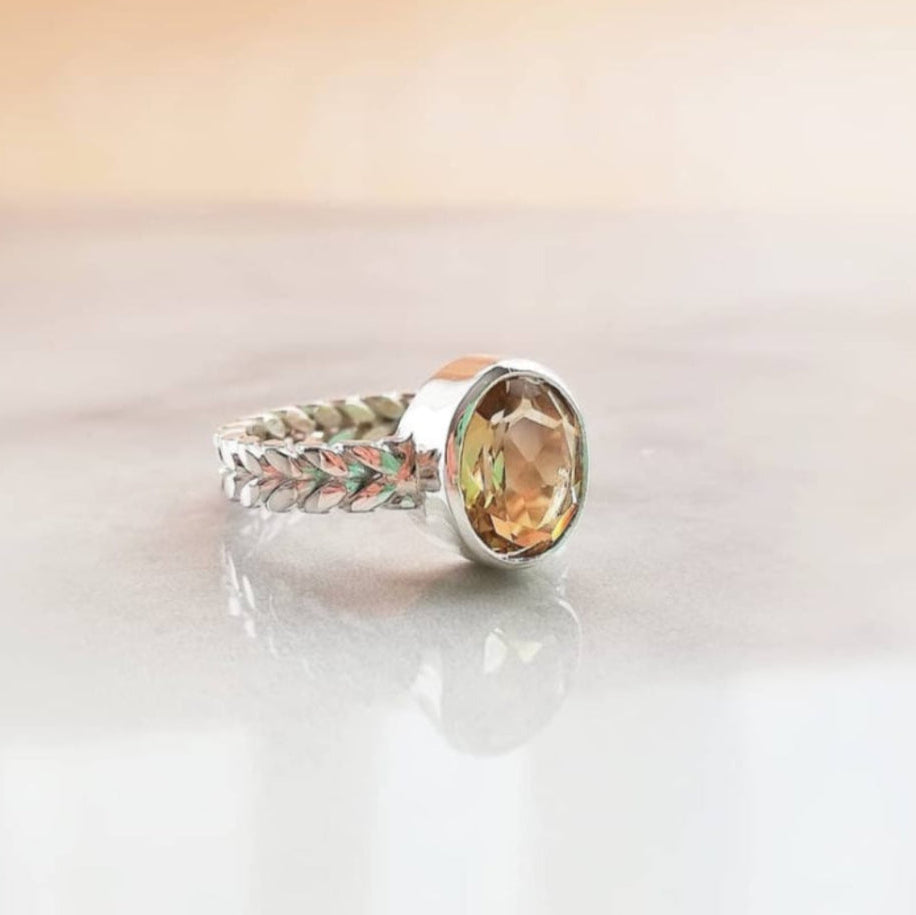 Golden Glow Ring