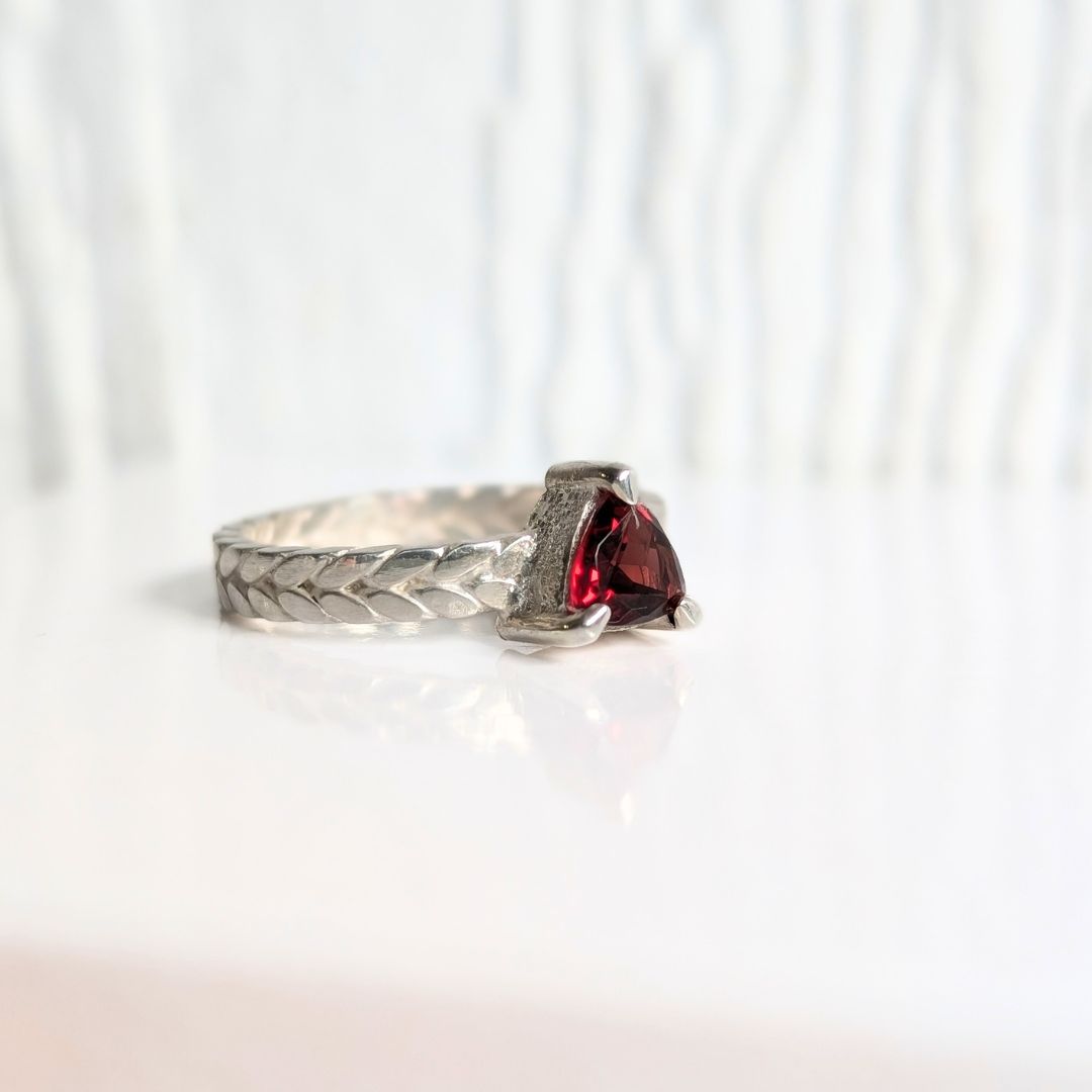 Garnet Radiance Ring