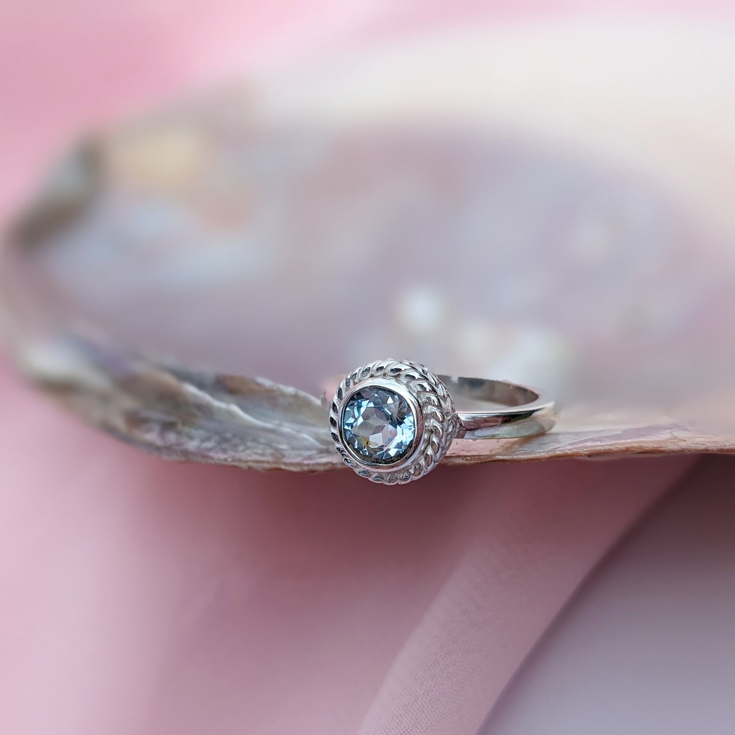 Sentimental blue ring