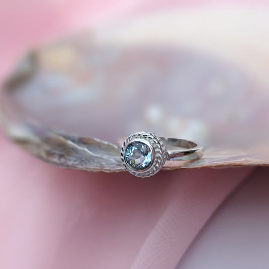 Sentimental blue ring