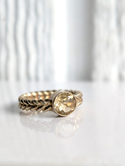Golden Sunlight Ring