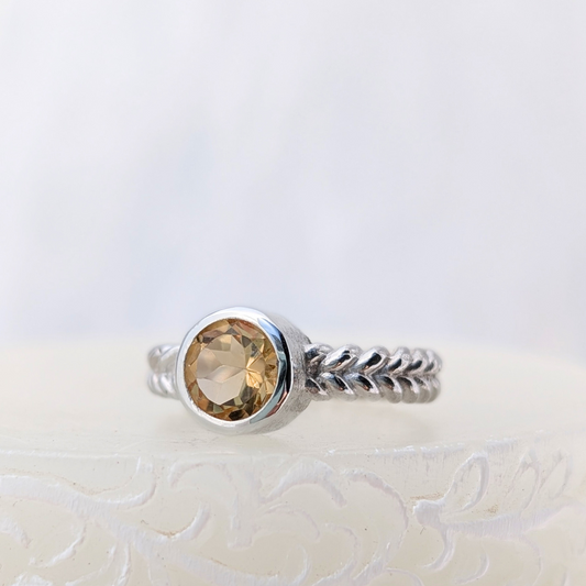 Round Braided Citrine