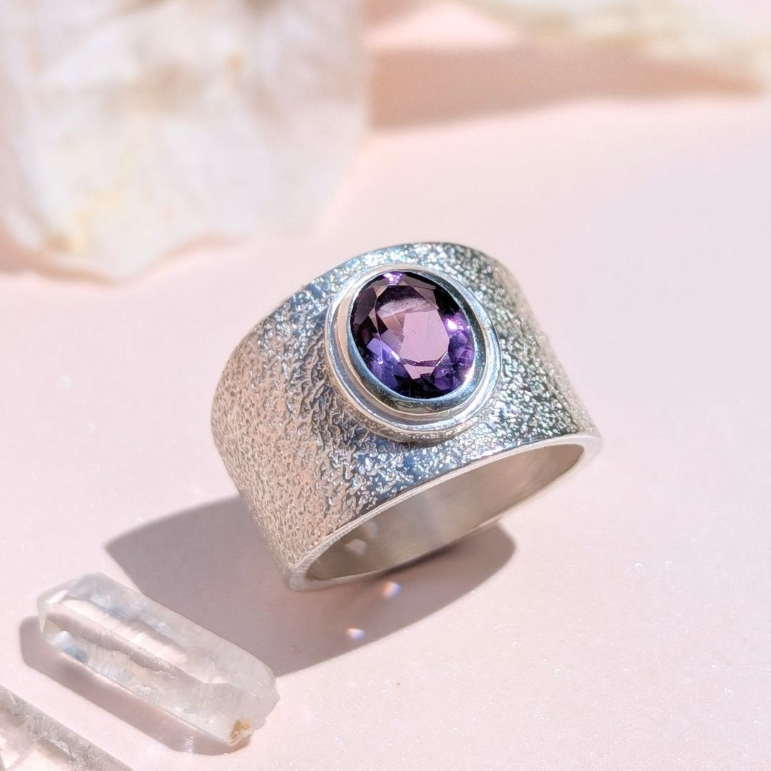 Pure Amethyst Ring