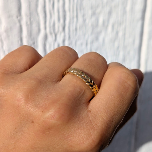 Braided Gold Ring